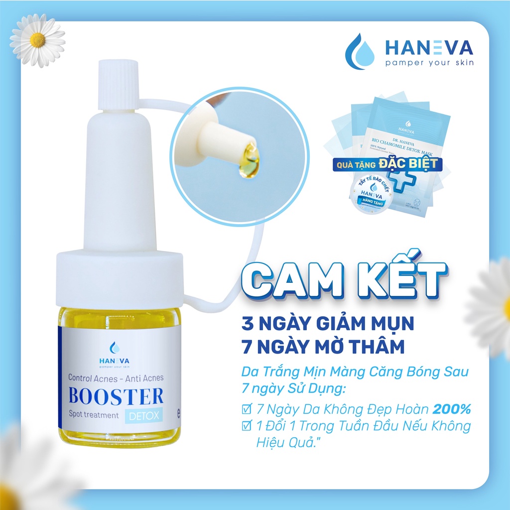 Serum giảm mụn HANEVA, tinh chất ngừa, đánh bay mụn, sạch thâm, dưỡng trắng da hiệu quả chỉ sau 7 ngày