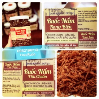 Ruốc nấm không đường KETO, DAS (chà bông nấm) Phú Gia 500g