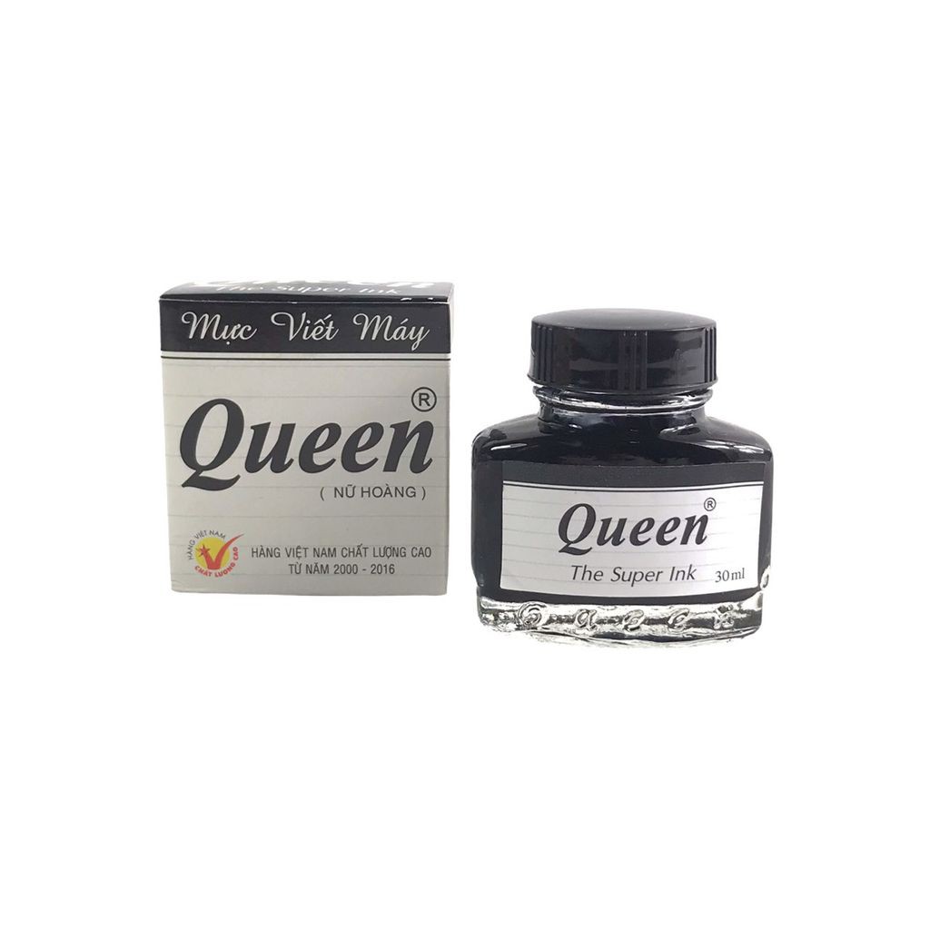 Mực Viết Máy Queen - Mực Đen