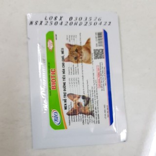 Men Tiêu hóa cho chó mèo BIOTIC 5 g