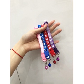 Vòng cổ chó mèo hoạ tiết dấu chân thú cưng có chuông❤️❤️❤️❤️❤️❤️