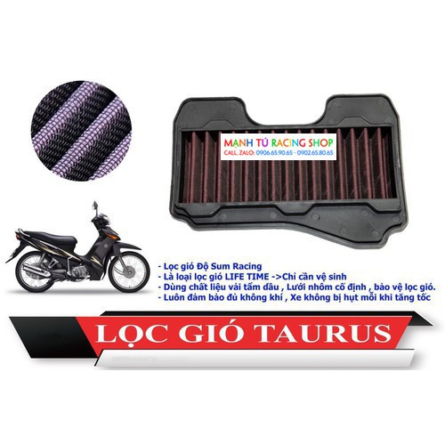 lọc gió xe TOURUS độ xăng cơ