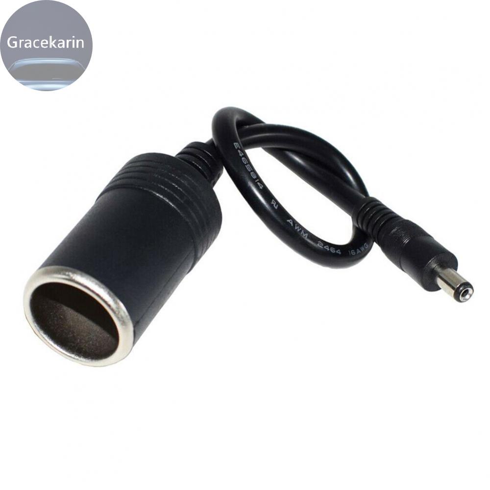 1 X Dây Cáp Nối Bật Lửa Xe Hơi Màu Đen Dài 19cm
