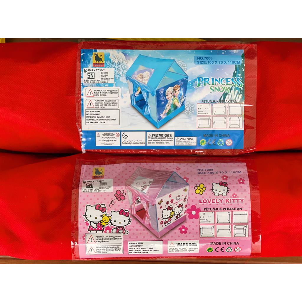 TENDA Hellokitty Lều Hình Công Chúa Băng Giá Elsa Xinh Xắn Cho Bé