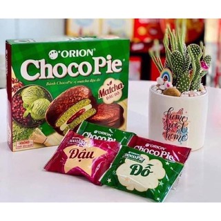 Bánh Chocopie Vị Matcha Đậu Đỏ Hộp 12 Cái