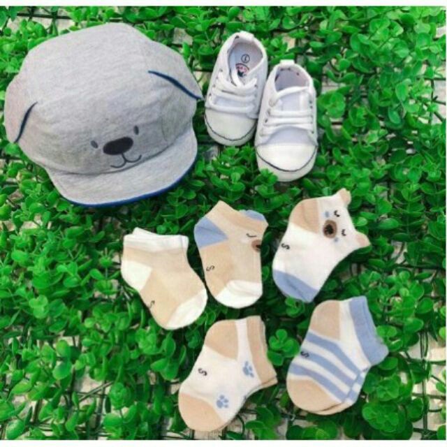 [Lẻ = Sỉ] Sét 5 đôi tất lưới cổ thấp Kid's Socks