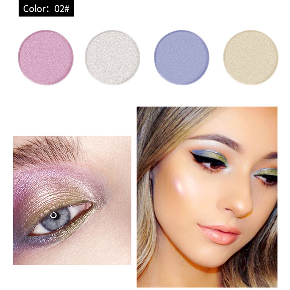 DNM 4 Colors Shimmer Highlight Powder Palette