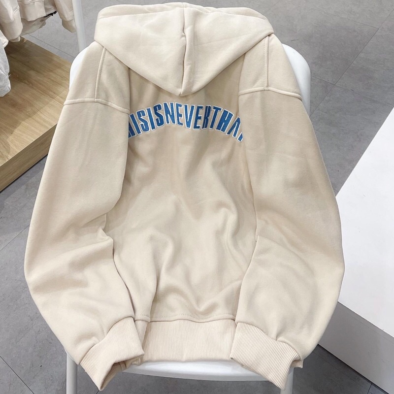 Áo khoác ngoài form rộng unisex thêu This cao cấp 2 màu 1hit_unisex