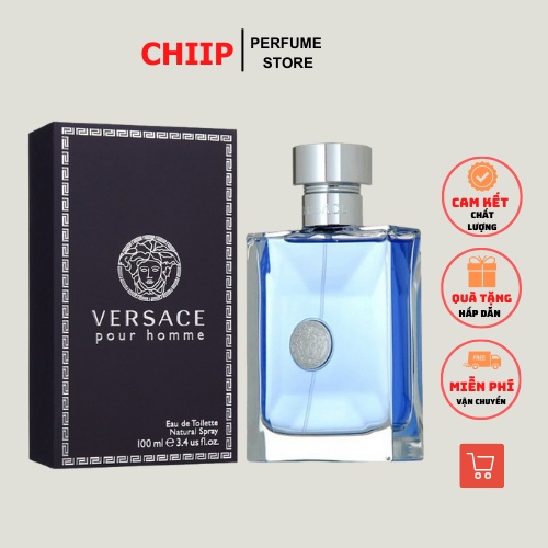 Nước Hoa Nam Versace Pour Homme EDT 100ML - Dầu Thơm Versace Năng Động♥Lịch Lãm