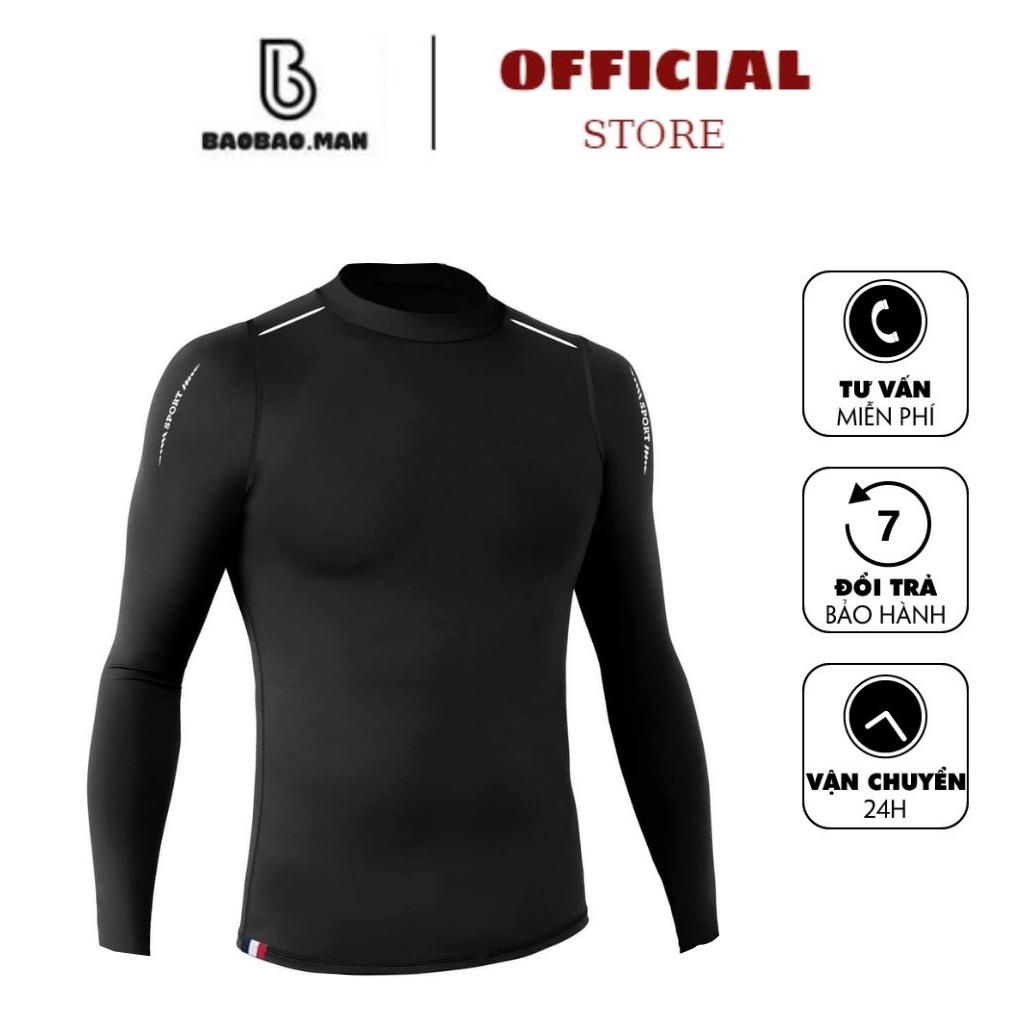 Áo thun nam dài tay, áo giữ nhiệt nam co dãn 4 chiều-namdaishop BAOBAO