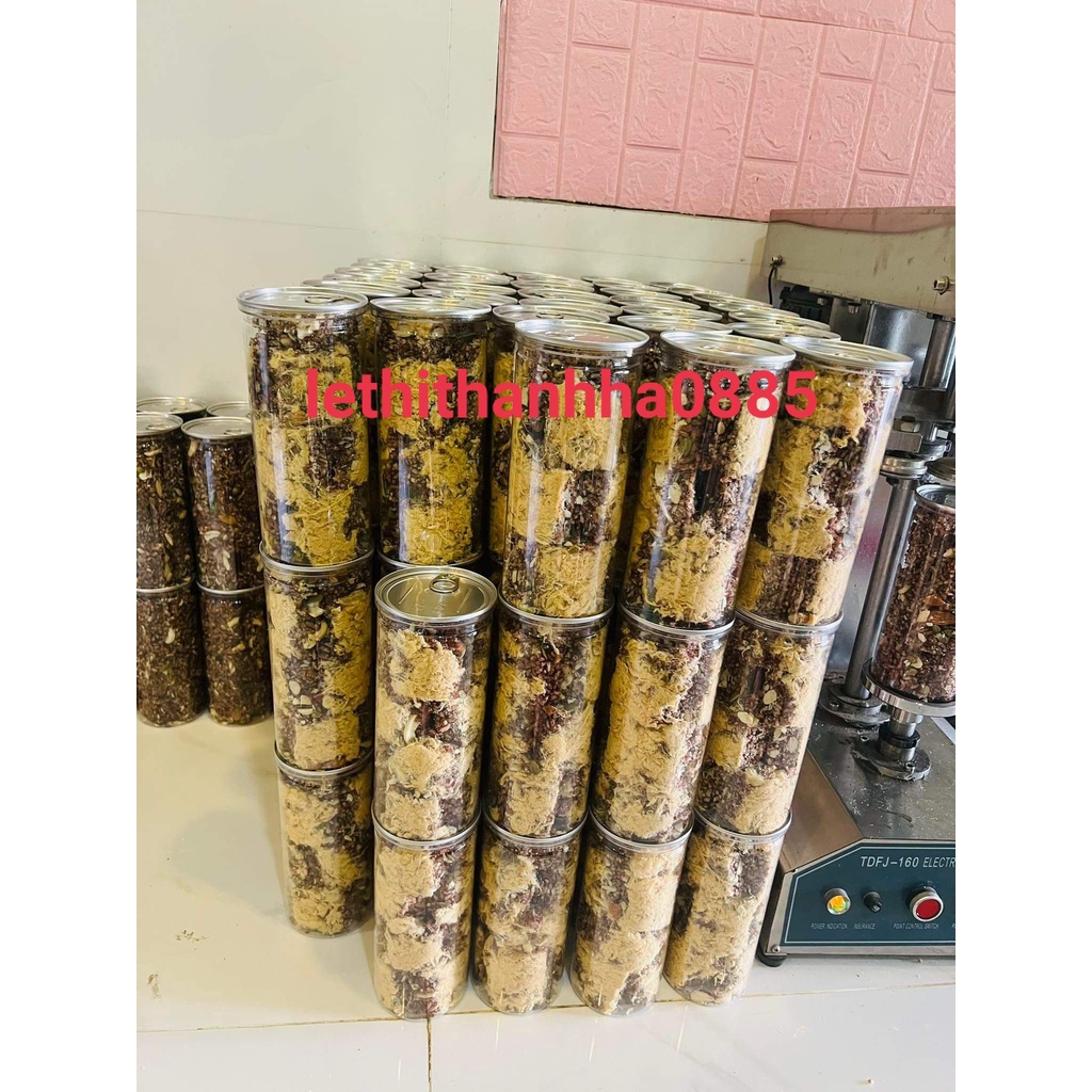 Thanh gạo lứt ngũ cốc chà bông ăn kiêng hộp 300gr (tính cả hộp)