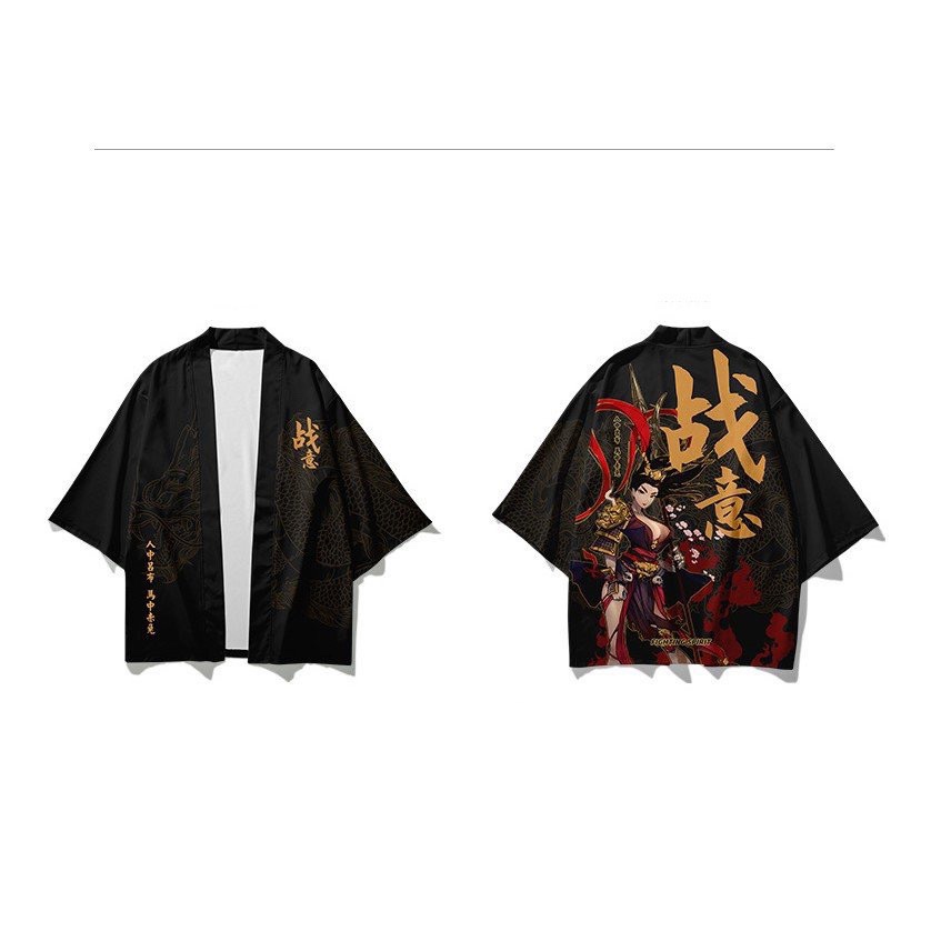 Set đồ Haori nam Kimono Yunhe Jiuxiao phong cách Nhật Bản siêu chất BSK01