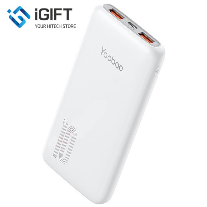 Pin sạc dự phòng Yoobao D10 10000mAh - Hàng Chính Hãng