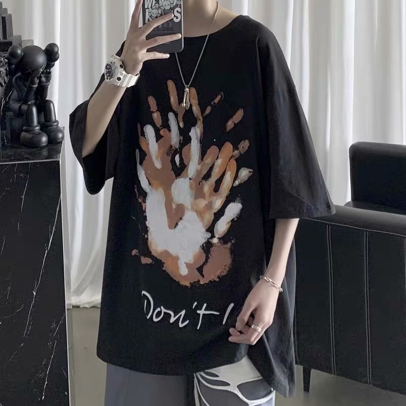 Áo thun tay ngắn phong cách thể thao năng động size M-5XL cho nam