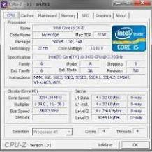 Chip Intel CPU Core I5 3470 (xung nhịp 3.6GHz) chơi game, nâng cấp PUBG