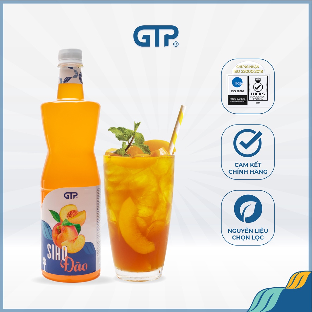 Siro GTP si rô siro trái cây nguyên liệu pha chế trà sữa syrup siro pha chế trà sữa (930ml)