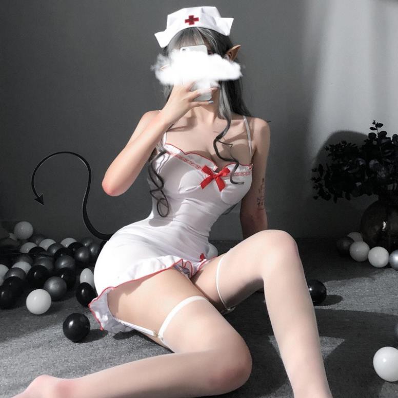Đồ ngủ sexy váy ngủ sexy cosplay nữ y tá xinh đẹp gợi cảm quyến rũ 471 | BigBuy360 - bigbuy360.vn