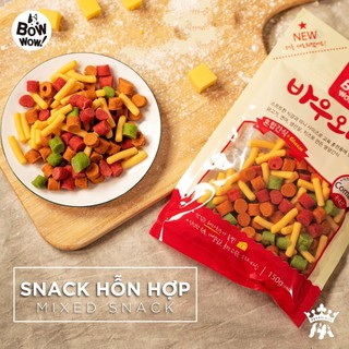 [Chính Hãng] Snack hỗn hợp cho chó Bowwow Hàn Quốc [150gr & 350gr]