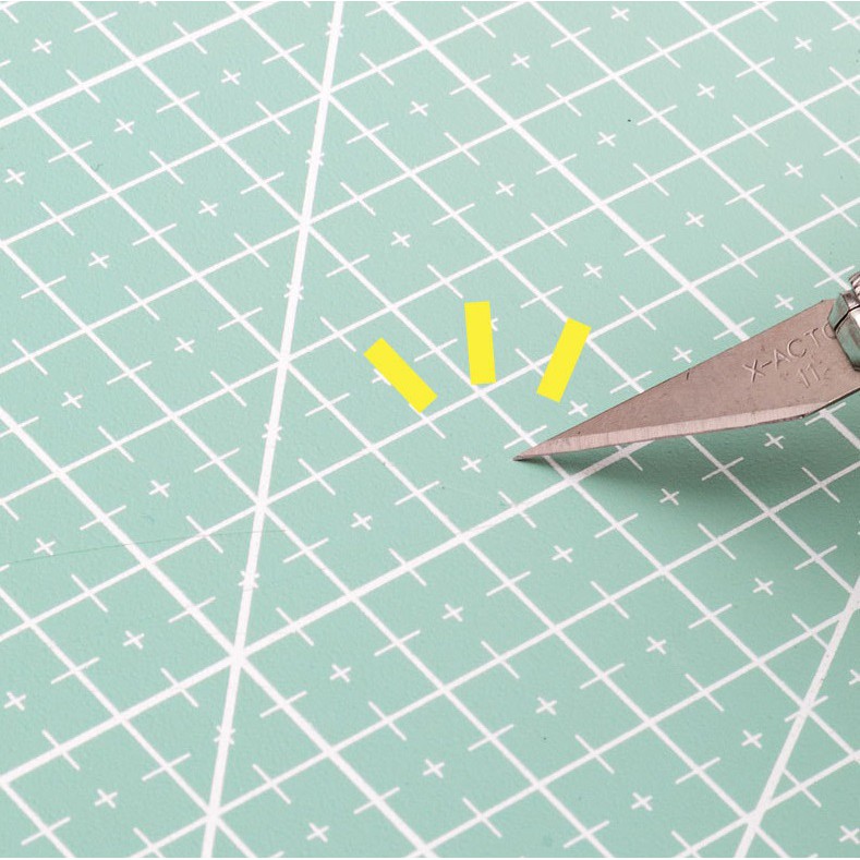 Bảng cắt kỹ thuật tự liền 2 Mặt - Cutting Mat -  Dùng Cắt washi , Sticker , giấy