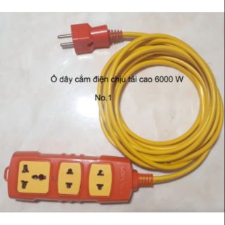 Ổ Cắm Điện Chịu Tải Cao 6000 W ( No.1 ) giá bán 285k giảm còn 185k