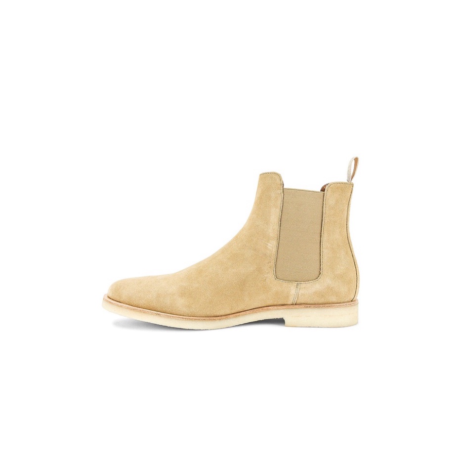 Giày thời trang nam phong cách Chelsea Boots chất liệu da lộn màu tan | BigBuy360 - bigbuy360.vn