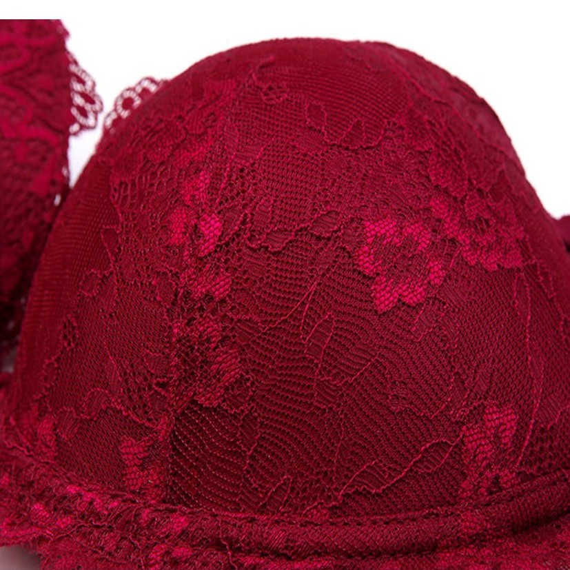 Bộ nội y VARSBABY gồm áo lót và quần lót vải ren gợi cảm dành cho nữ