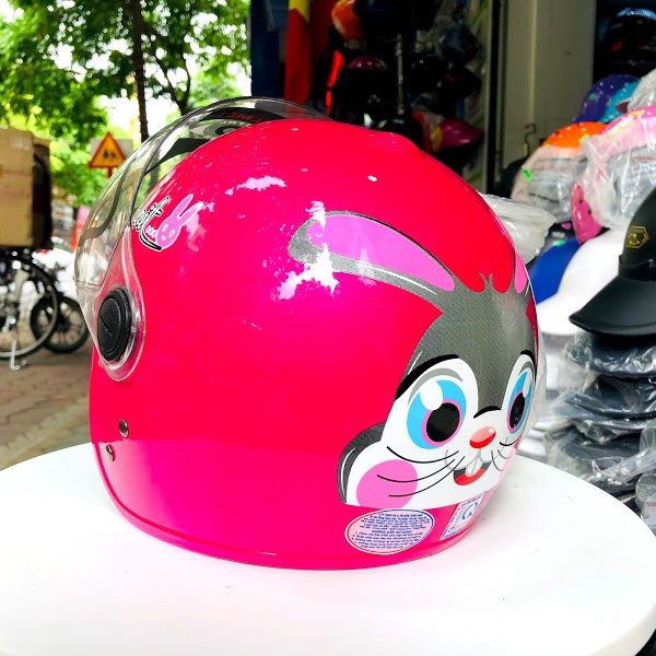 Mũ trùm đầu có kính trong suốt dành cho trẻ em, bé từ 3 đến 10 tuổi chính hãng ATA,AMBY