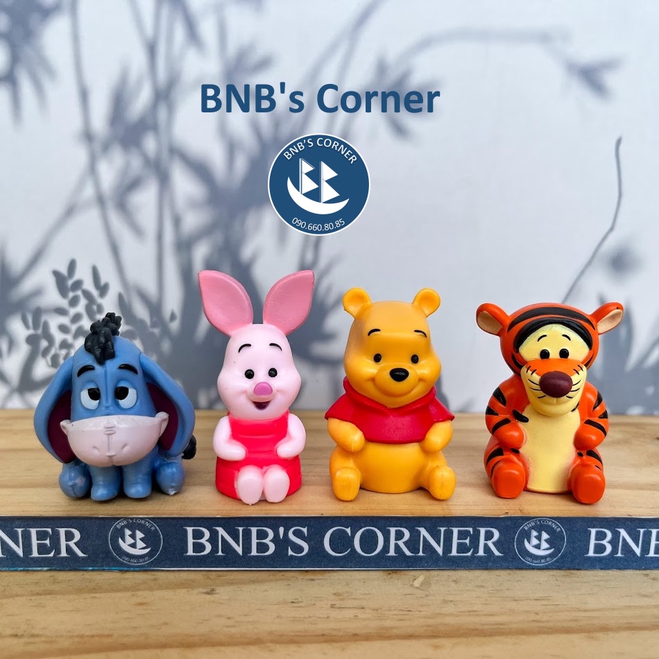 Mô hình nhân vật gấu Pooh cao 5cm
