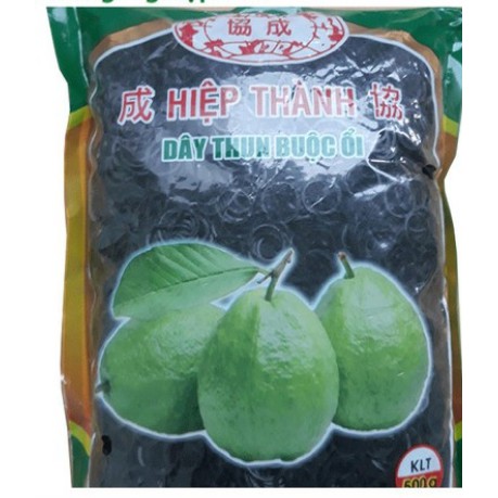 DÂY THUN ( DÂY CHUN ) ĐEN BUỘC TÚI BỌC ỔI - GÓI 500 GRAM