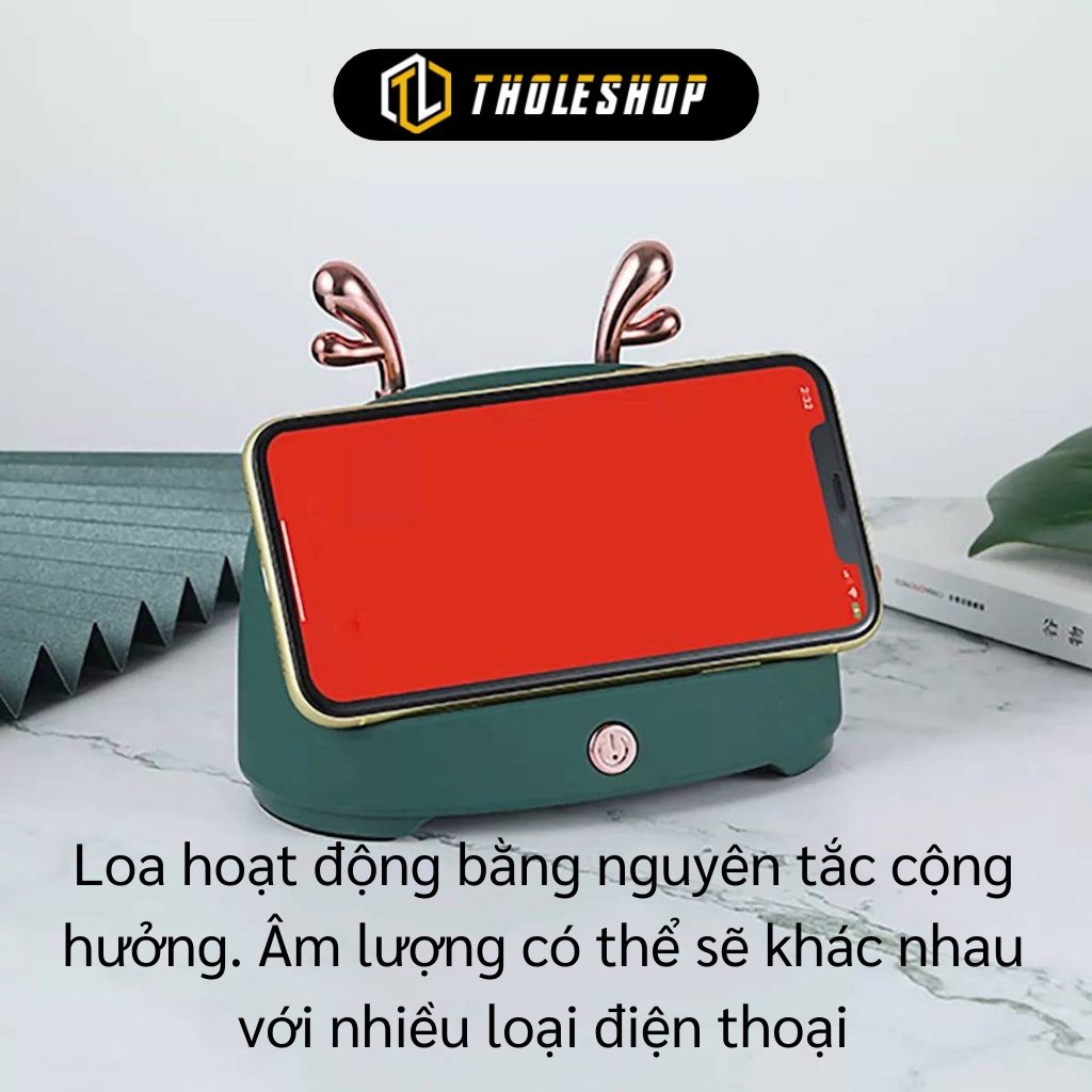 Loa Khuếch Đại Cảm Biến Không Bluetooth - Giá Đỡ Điện Thoại Hình Hươu Đáng Yêu M318 10451