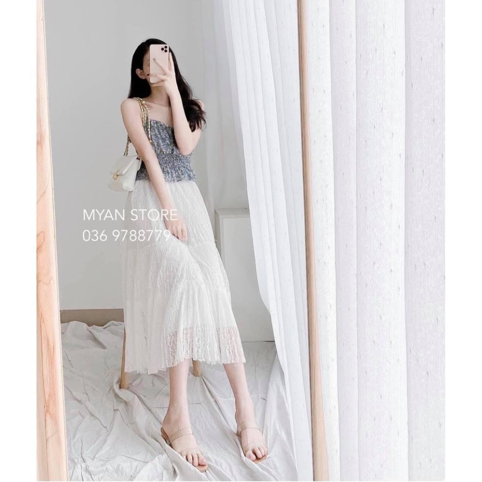 Set đồ nữ cá tính, set váy dài áo dây đi chơi sang chảnh mùa hè đẹp 8A00054 THVVN | BigBuy360 - bigbuy360.vn