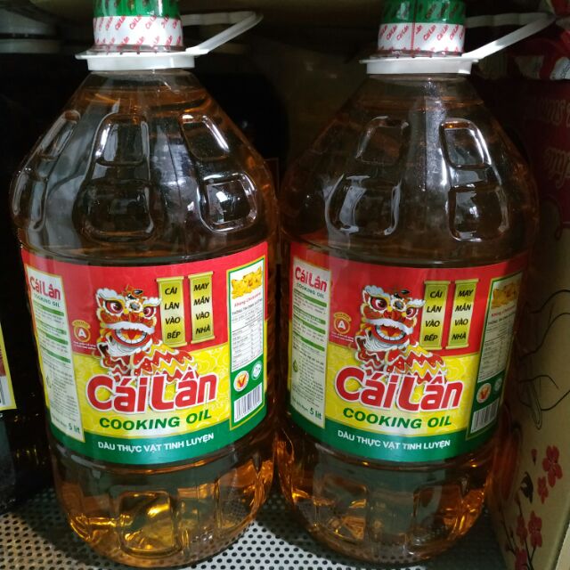 DẦU ĂN CÁI LÂN 5LIT combo 2 bình