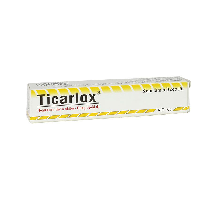 Kem làm mờ sẹo Ticarlox 10g