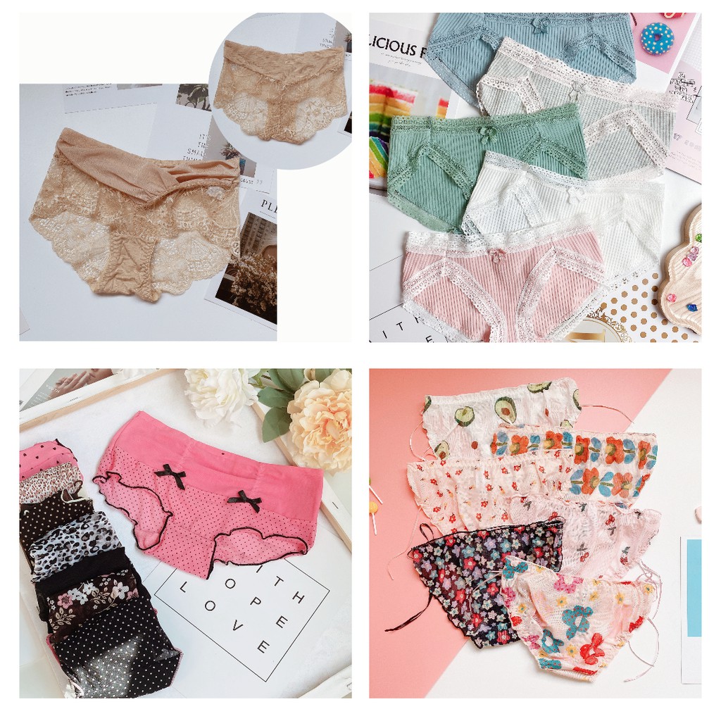 Q11.HCM - Quần chíp nữ siêu cute [Nhiều mẫu]
