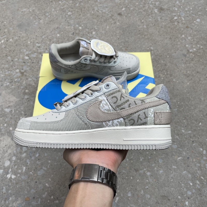 Giày Thể Thao Force Travis xám cao cấp nam nữ