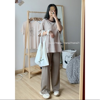 Pull kẻ dáng rộng A903