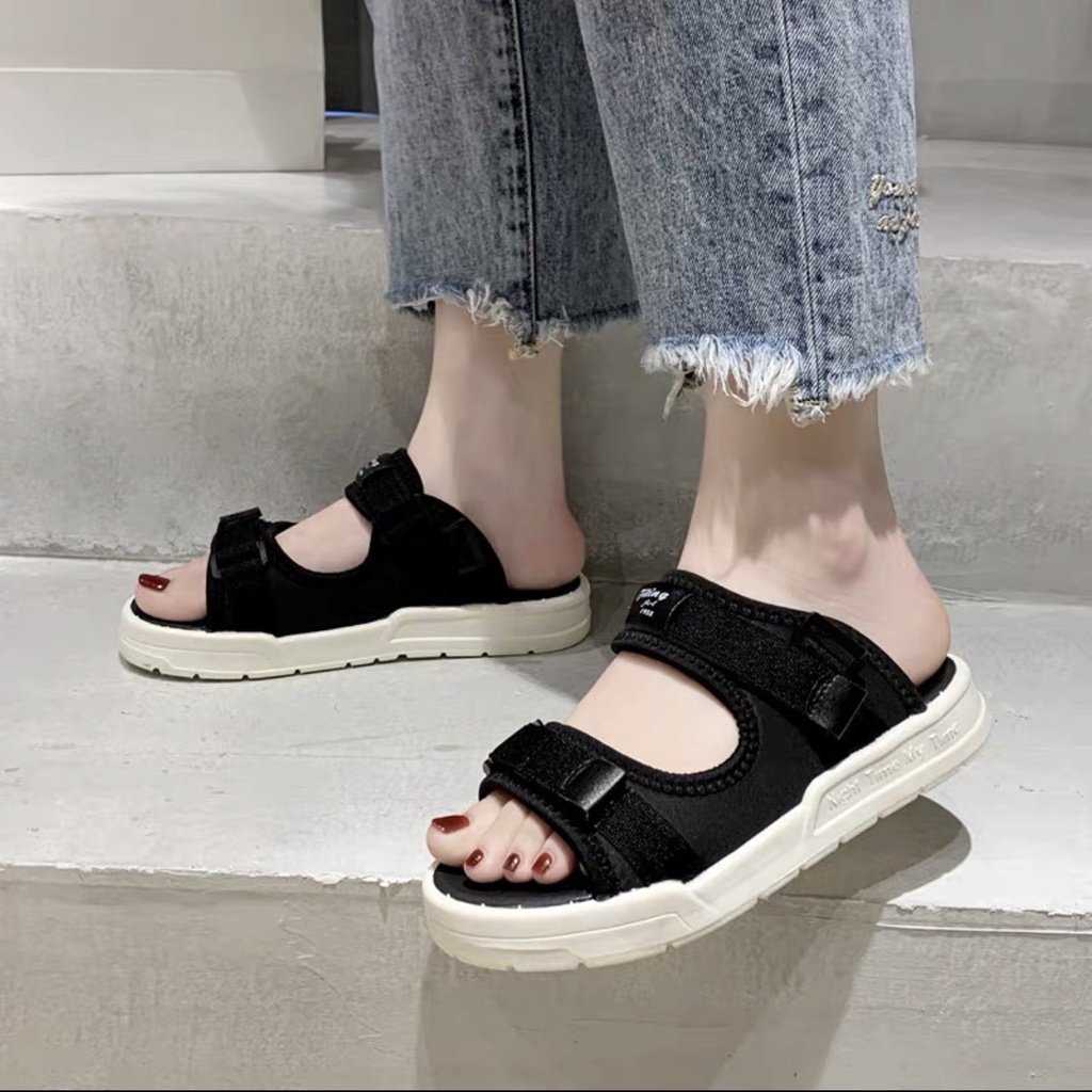 Sandal nữ,sandal quai chéo Ulzang FS kiểu dáng thời trang