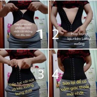 Gen nịt bụng Sline 4 xương