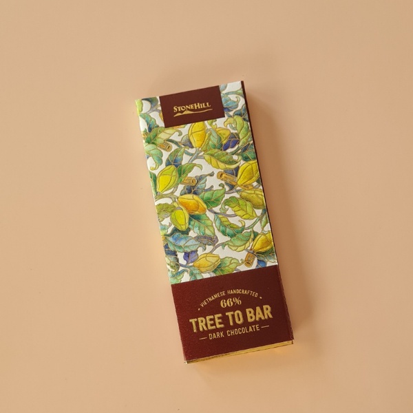 Socola Đen Stone Hill Cocoa Products Tree To Bar 66% 90g