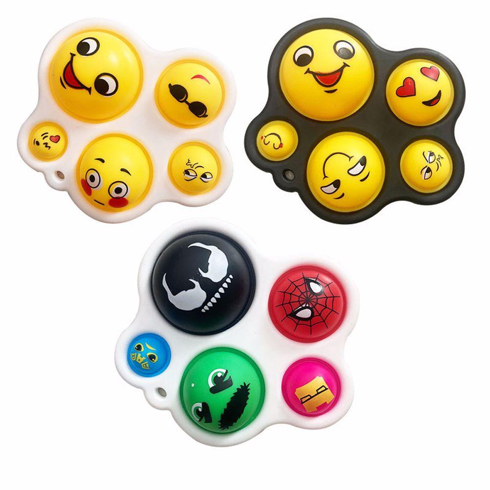 YIYU Móc Khóa Gắn Con Quay Đồ Chơi Fidget Spinner GiúP GiảM Stress