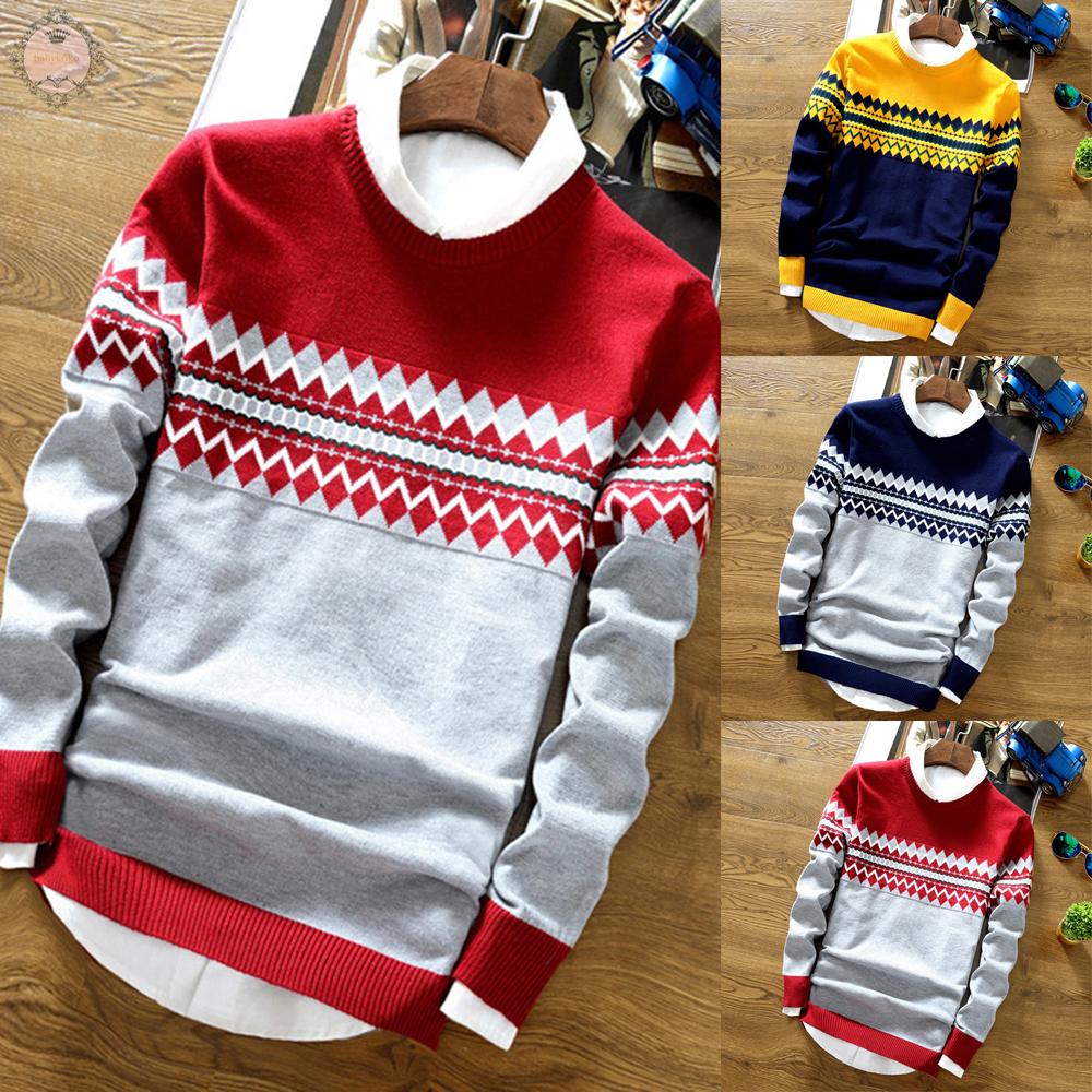 Áo Thun Dài Tay Họa Tiết Giáng Sinh Cho Nam Size M-2Xl | BigBuy360 - bigbuy360.vn