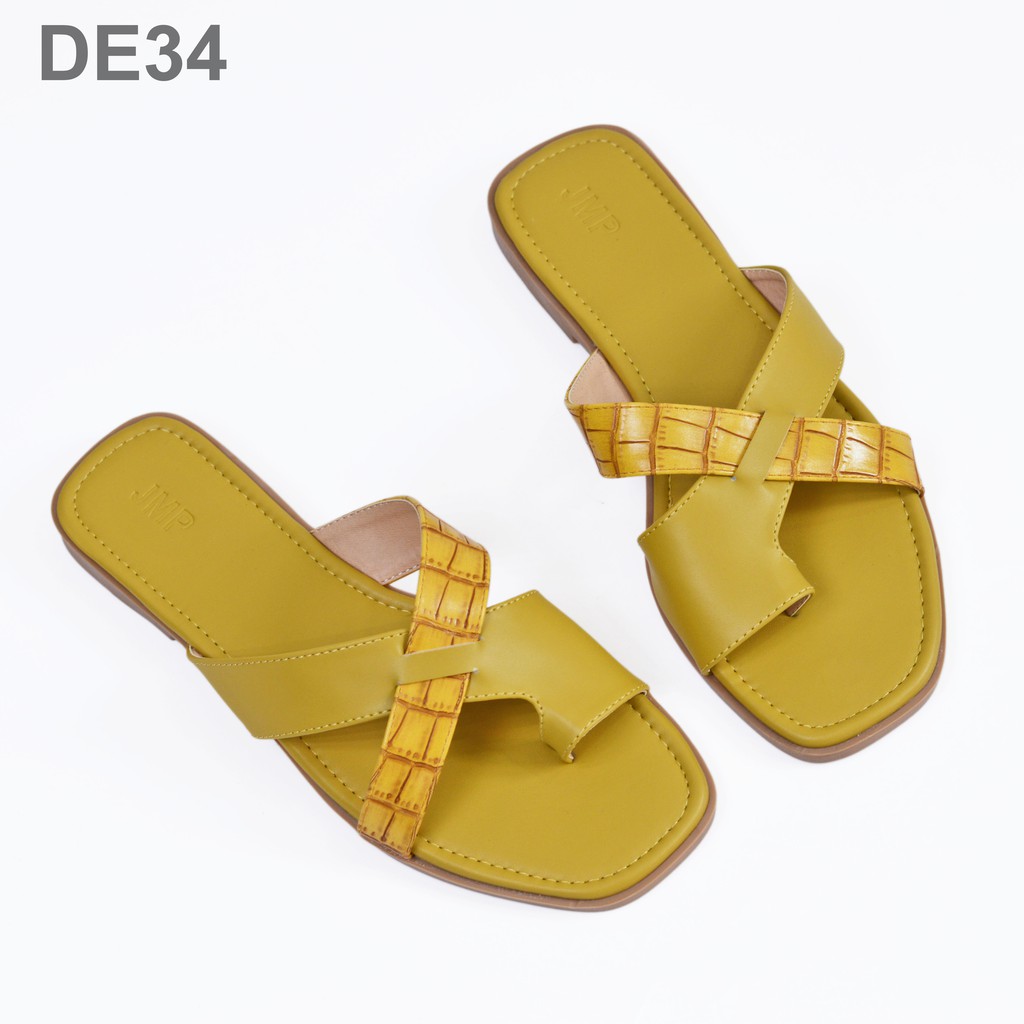 JMP - Dép thời trang da mềm xỏ ngón cao 1cm - DE34