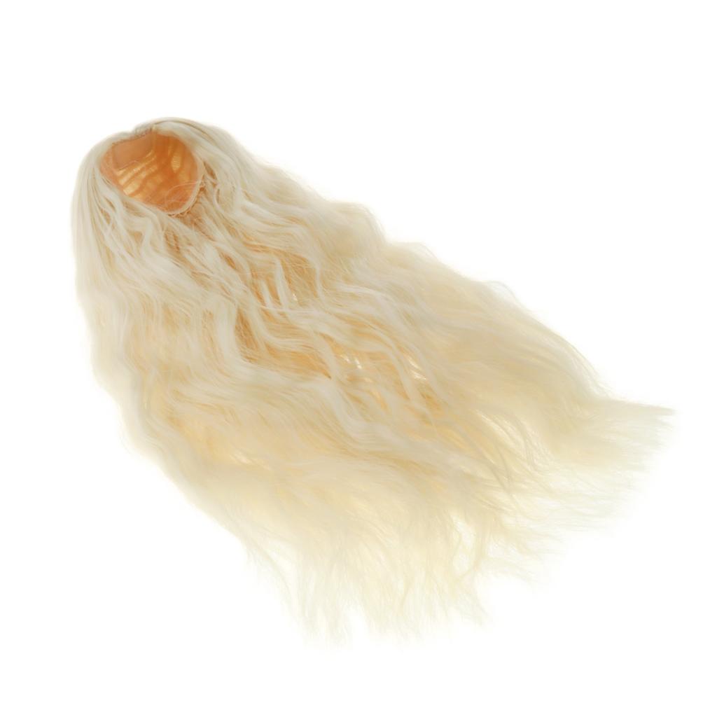 Tóc Giả Xoăn Màu Nâu Cho Búp Bê Tỉ Lệ 1 / 3