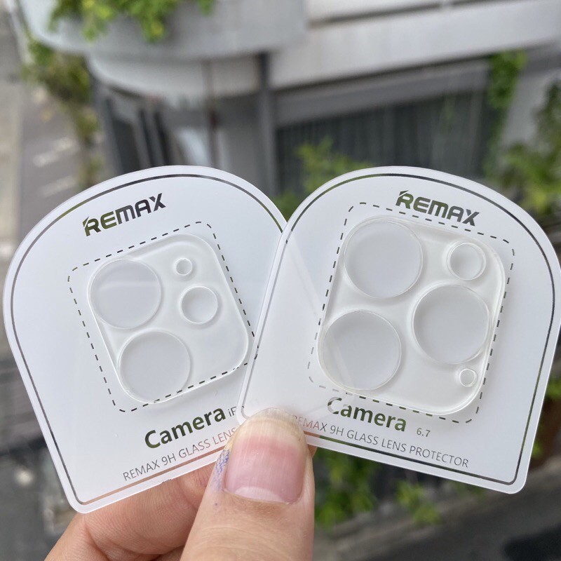 Cường lực full cụm camera Remax dành cho iP12Mini/ 12/ 12Pro/ 12Pro Max - Bảo vệ nguyên cụm camera - Full Hộp