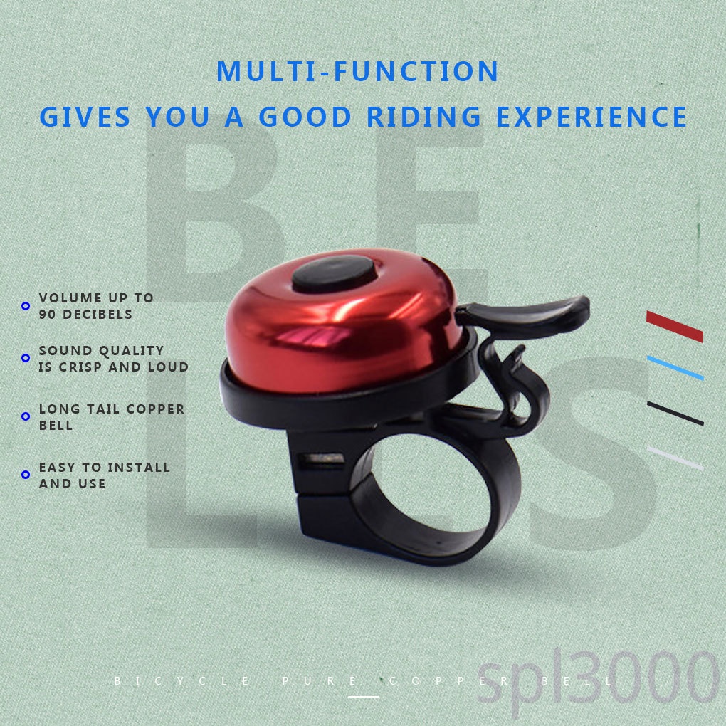 Set 2 chuông hợp kim nhôm gắn tay lái xe đạp