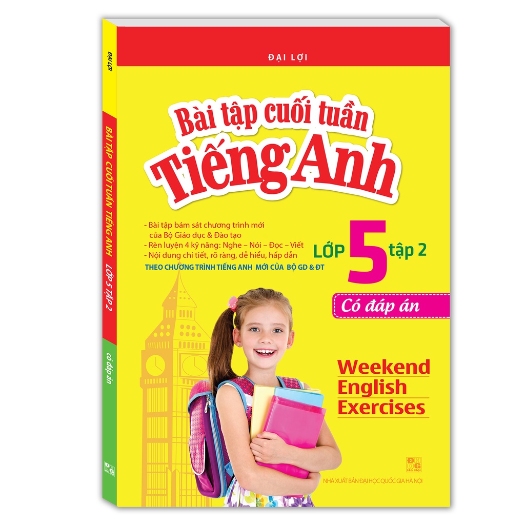 Sách - Combo 3c Bài tập cuối tuần tiếng Anh lớp 5(t1 +t2) ;Từ điển tiếng Việt thông dụng(to)