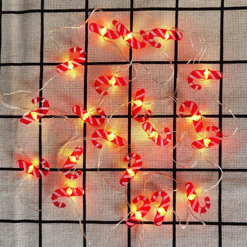 Pinou Dây Đèn Led 2m 20 Bóng Hình Ông Già Noel Bông Tuyết Tuần Lộc