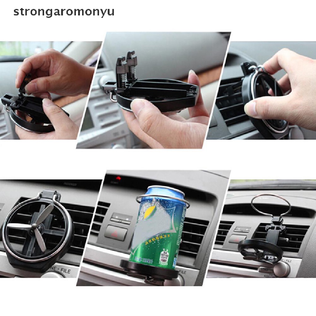 Giá đỡ cốc nước gắn khe điều hòa xe hơi tiện dụng