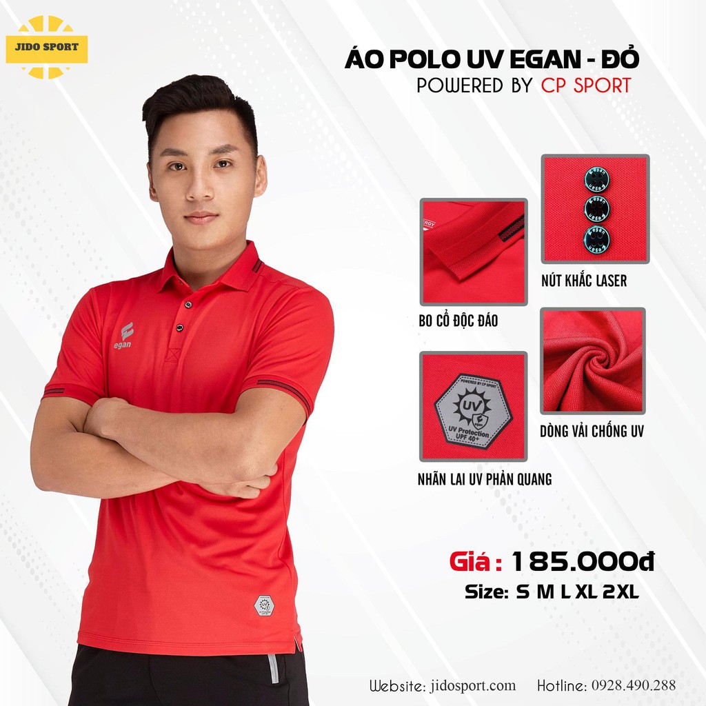 Áo Thun Polo Trơn Egan [FREESHIP] Áo Phông Có Cổ Cao Cấp | Chống Tia UV Thấm Hút Tốt | Thiết Kế Năng Động | Trẻ Trung | BigBuy360 - bigbuy360.vn