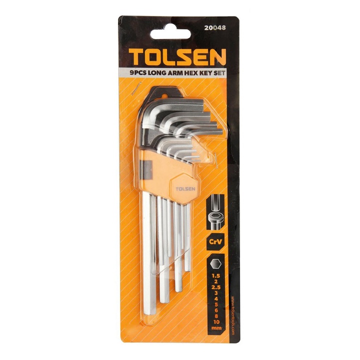 Bộ Lục Giác Ngắn 9 Cây Tolsen 20048